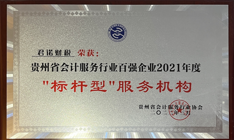 标杆型服务机构